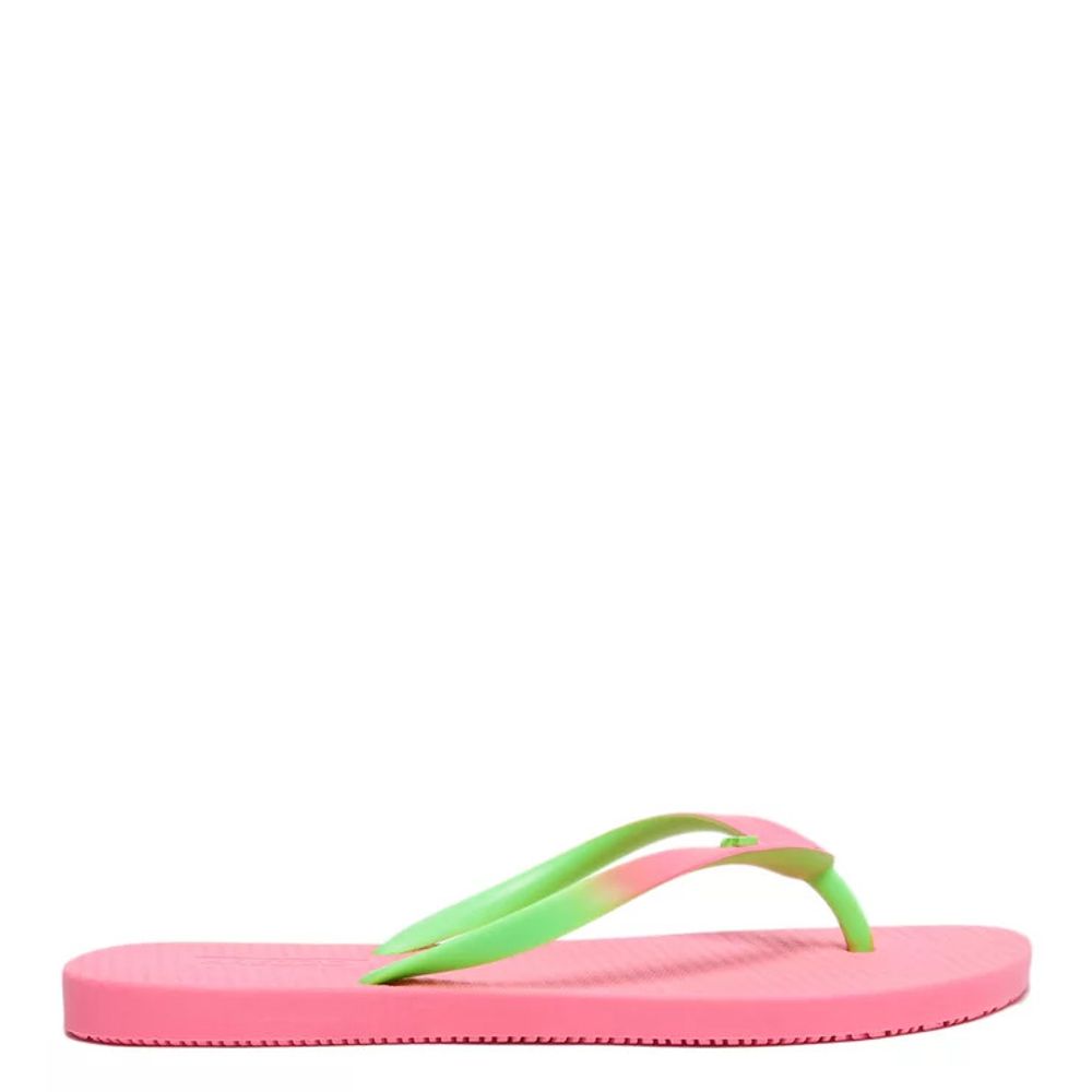 chinelo-laranja-degrade-verde-lime-brizza arezzo-1